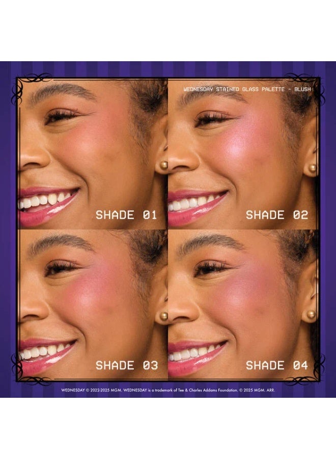 NYX PROFESSIONAL MAKEUP NYX Wednesday Stained Glass Blush Palette - Image 4